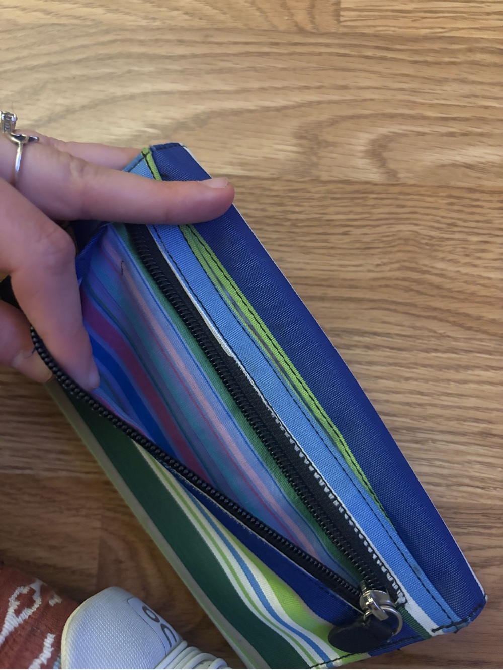 Kate Spade New York Vintage Striped Canvas Wallet - Picture 7 of 8